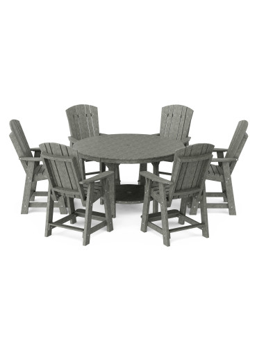 Heritage 7-Piece 60" Pub Table Set