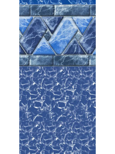 28' x 54" Rd P25 Unibead River Stone Liner