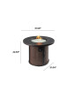 Brown Stonefire Firepit