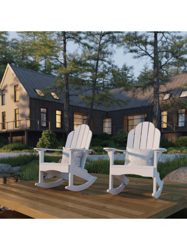 Classic Adirondack Rocking Chair